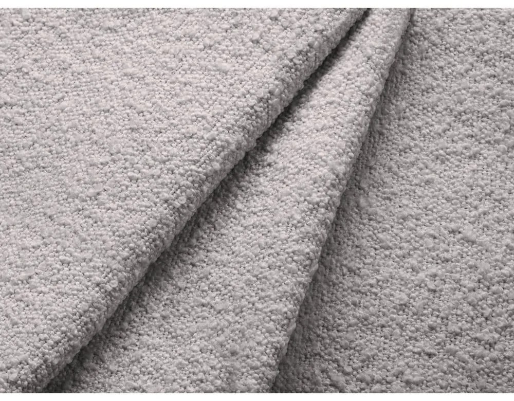 Svetlosivá rozkladacia pohovka z textílie bouclé 247 cm Jodie – Micadoni Home