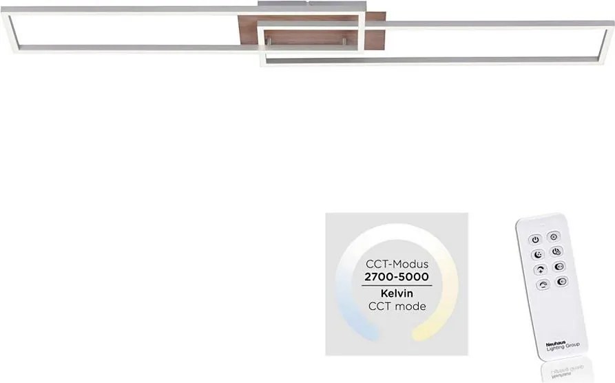 Leuchten Direkt 14019-78 - LED Stmievateľné svietidlo IVEN 2xLED/20W/230V + DO