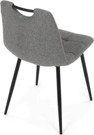 Jedálenská stolička sivá DCL-V2017 GREY2