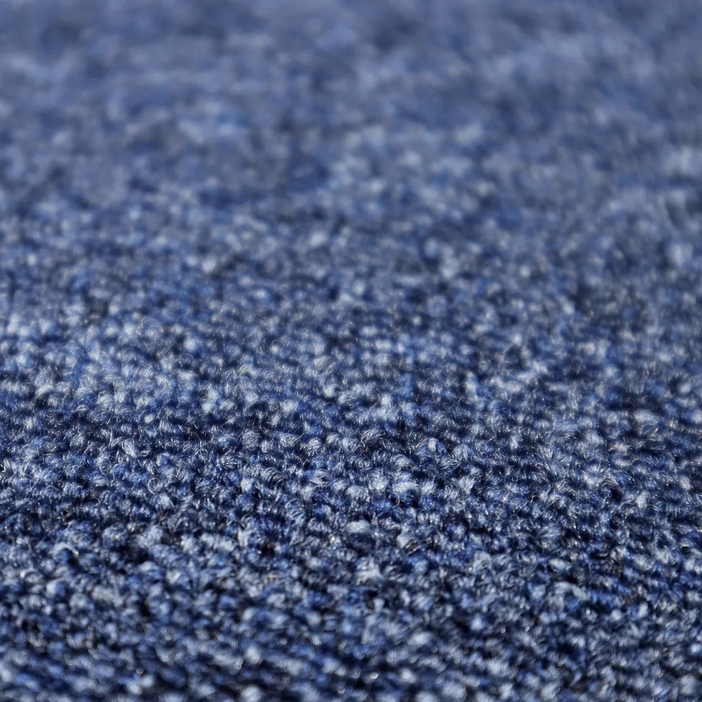 AKCIA: 100x160 cm Metrážny koberec Classica 582, záťažový, šíře, modrá, ab (mriežka), chodba / predsieň, Condor Carpets