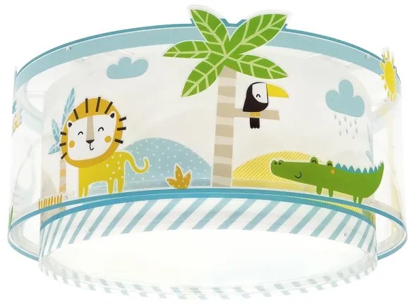 Dalber 76116 - Detské stropné svietidlo JUNGLE 2xE27/15W/230V