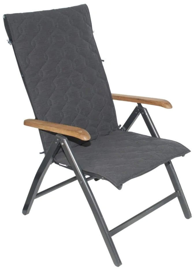 Doppler FUSION SLIM 2430 - polster na záhradnú stoličku a kreslo, bavlnená zmesová tkanina