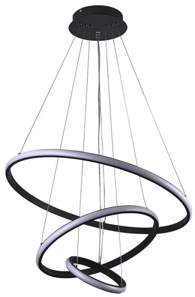 Brilagi - LED Stmievateľný luster na lanku CIRCLE LED/90W/230V 3000-6500K + DO