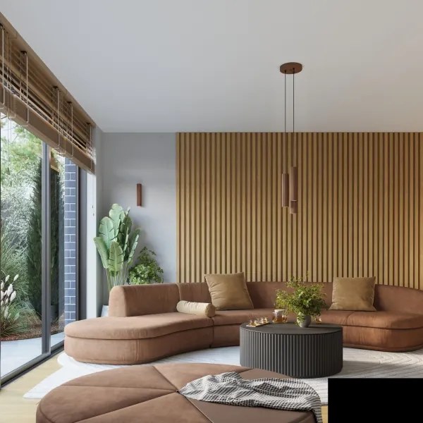Brilagi - LED nástenné svietidlo CRESTO 2xGU10/10W/230V 20 cm hnedé