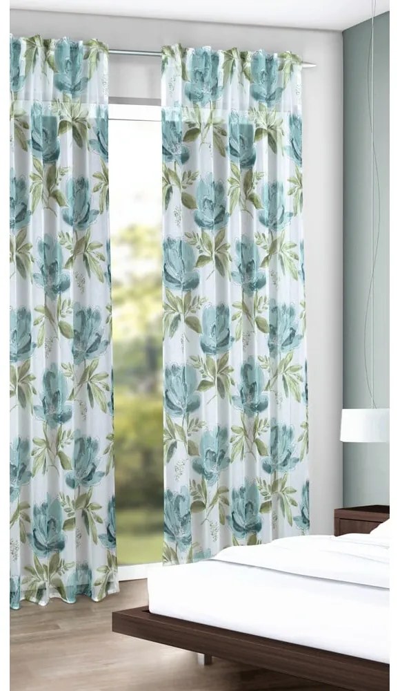 Zeleno-modrý záves 135x245 cm – Sehlbach