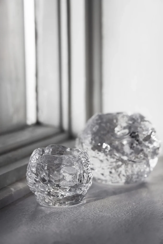 Stojan na čajovú sviečku Snowball 6 cm