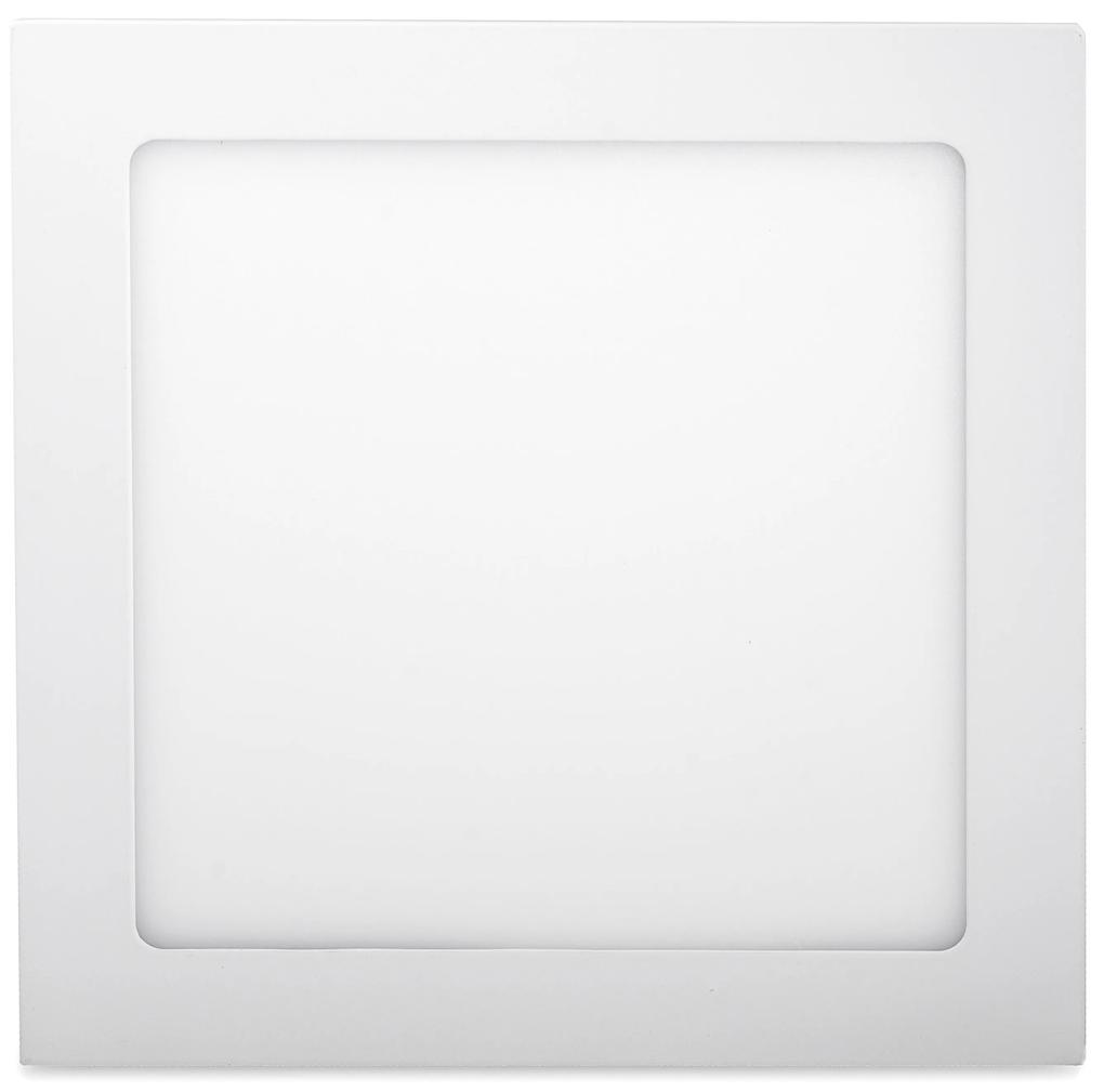 LED Solution Biely vstavaný LED panel hranatý 225 x 225mm 18W stmievateľný Farba svetla: Teplá biela 191095_10291