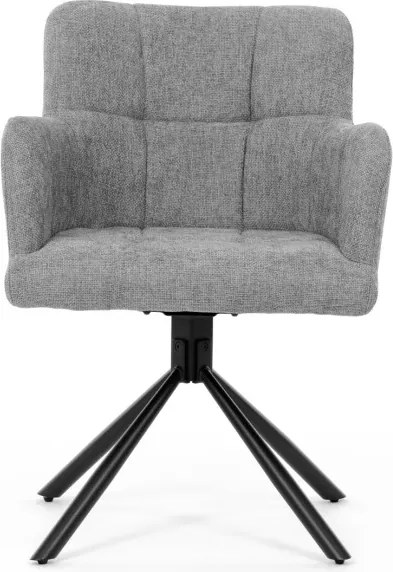 Jedálenská stolička sivá DCH-T1122 GREY2