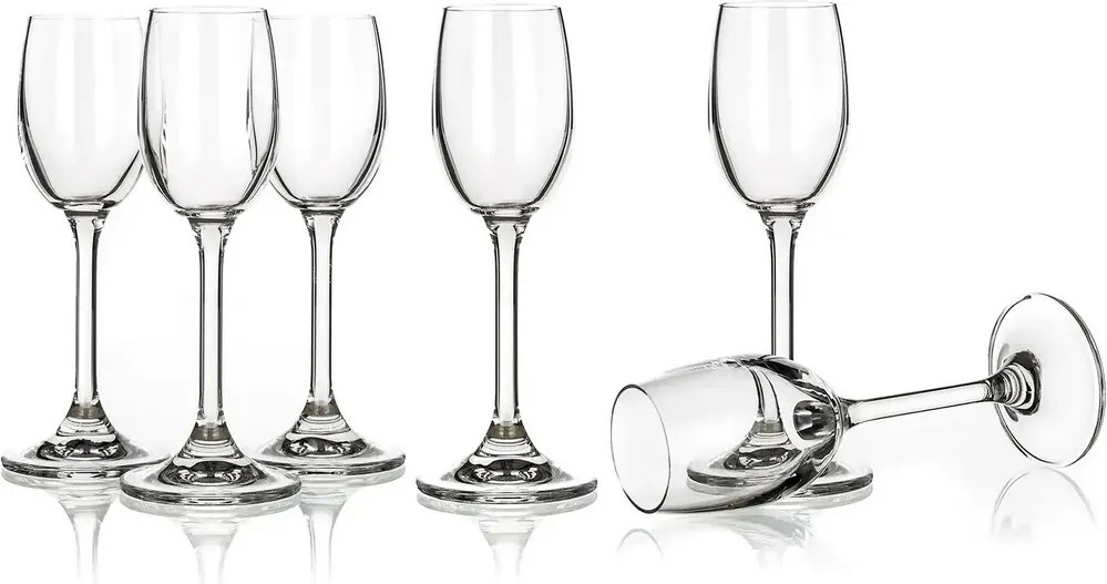 Banquet 6-dielna sada pohárov na likér Leona, 60 ml