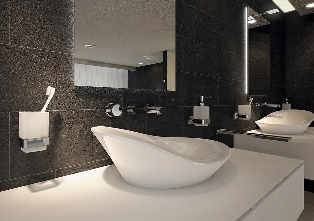 Gedy Gedy, ELBA dávkovač mydla, mliečne sklo, chróm, A08113