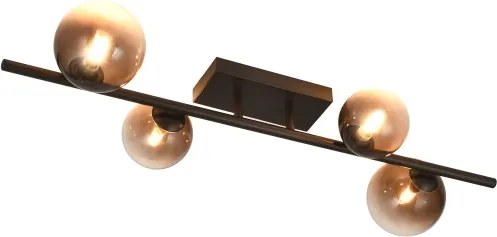 BRILAGI - LED Prisadený luster MILLA 4xG9/3W/230V hnedá/dymová hnedá