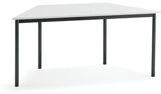 Stôl BORÅS TRAPETS, 1600x800x720 mm, laminát - biela, antracit