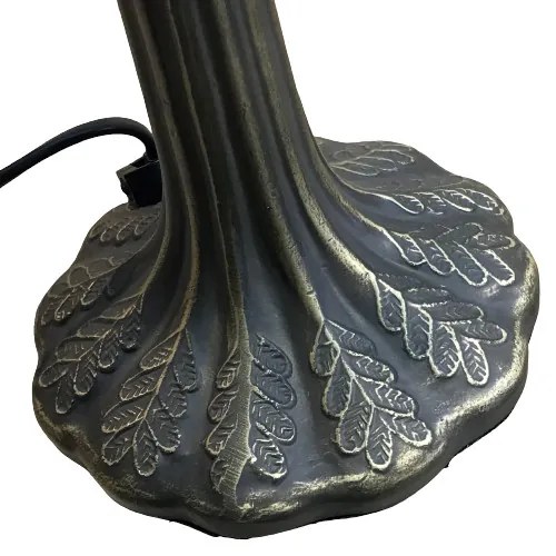 Vitráž lampa tiffany 40*Ø25 WISTERIA