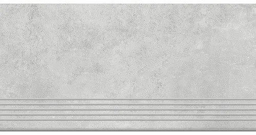 Dlažba na schody imitácia betónu Legante grey 30 x 60 cm tmavosivá