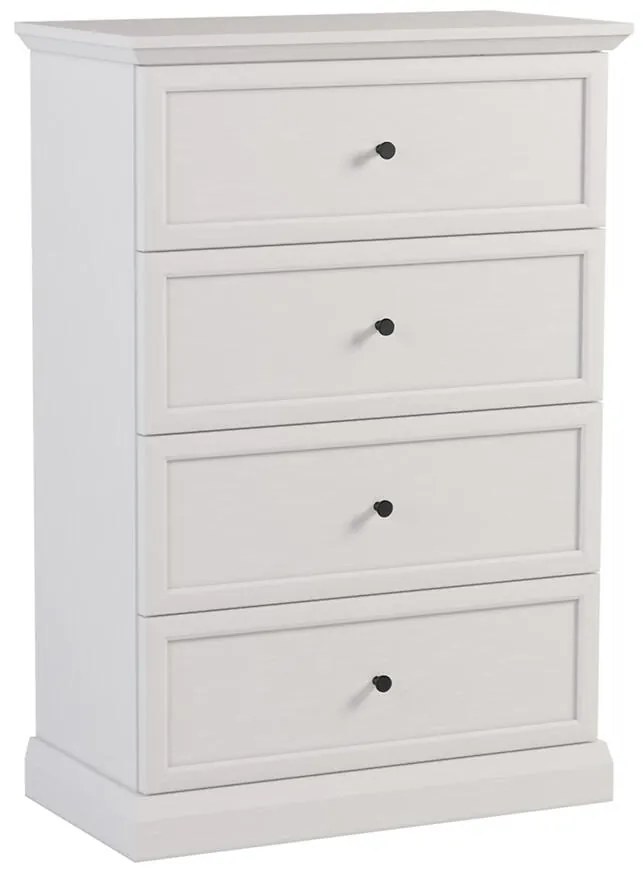 Komoda Lucca K4S biela opálová