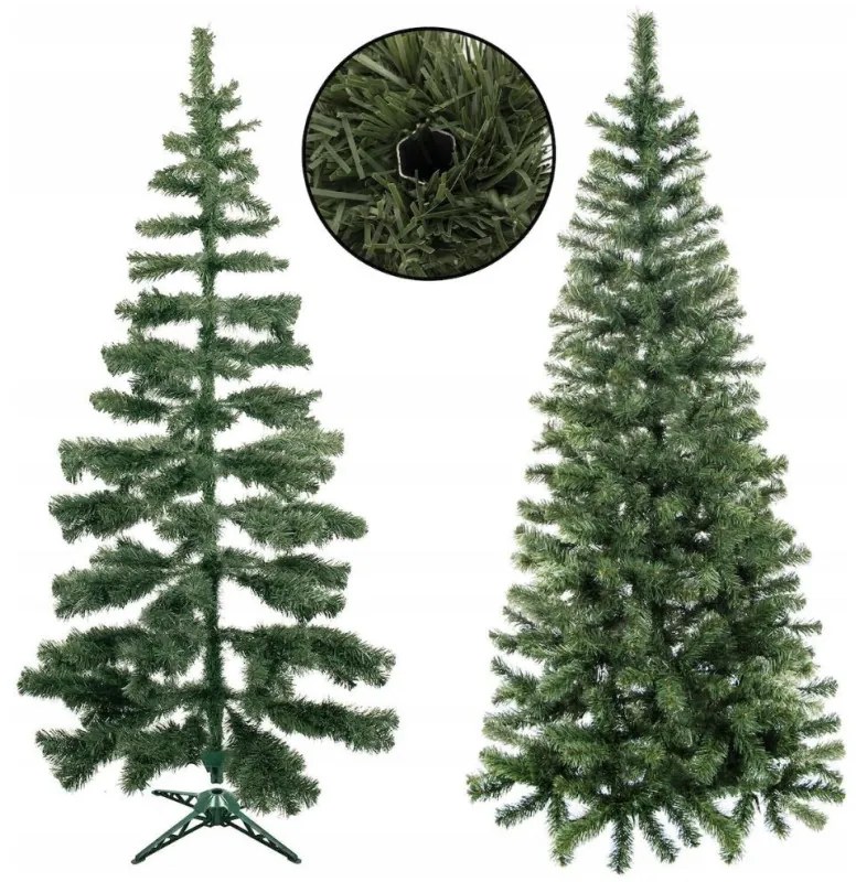 SPRINGOS Vianočný stromček Jedľa zelená 150 cm