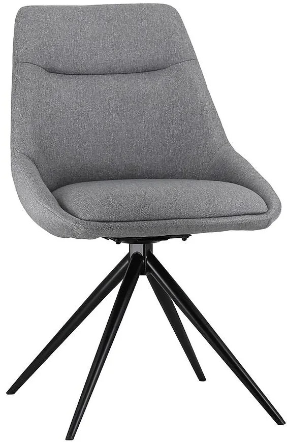 Stolička otočná Everly 9591 sivá