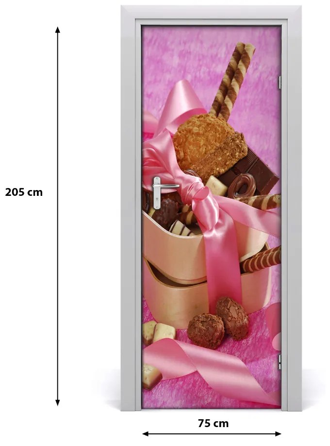 Fototapeta na dvere samolepiace sladkosti 75x205 cm