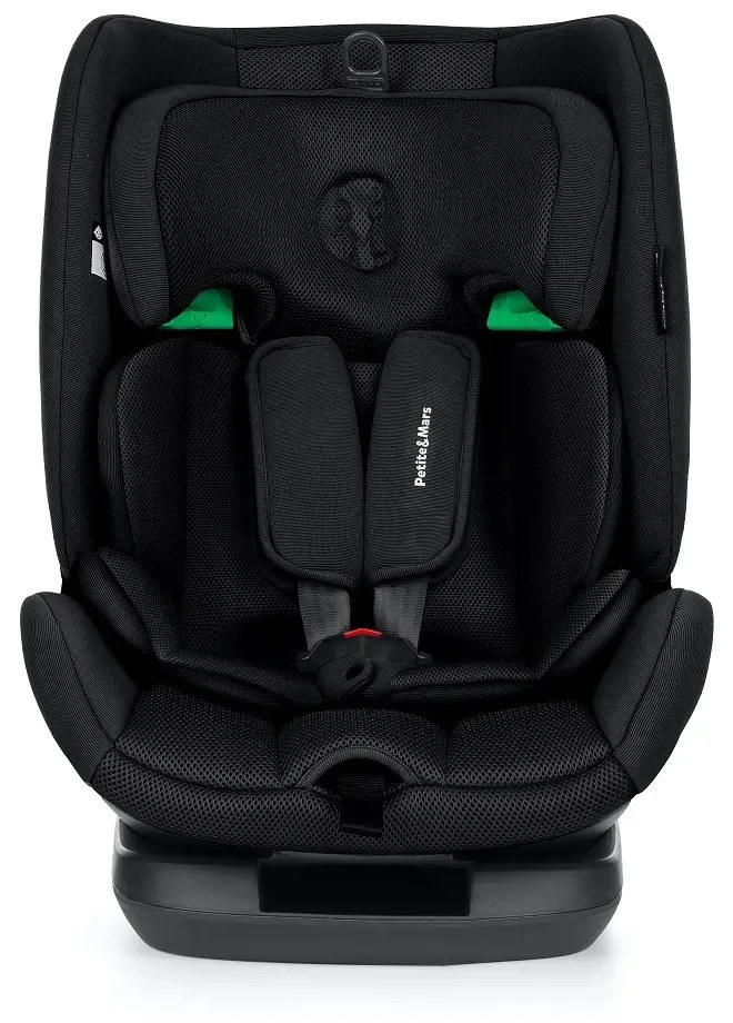 PETITE&MARS Autosedačka Prime Pro i-Size Black Air 76-150 cm (9-36 kg)