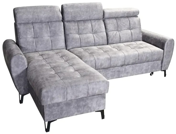 Sedacia súprava Lavante, ľavá, sivá (country 17)