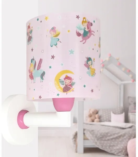 Dalber 42499 - Detské nástenné svietidlo FAIRY DREAMS 1xE27/15W/230V