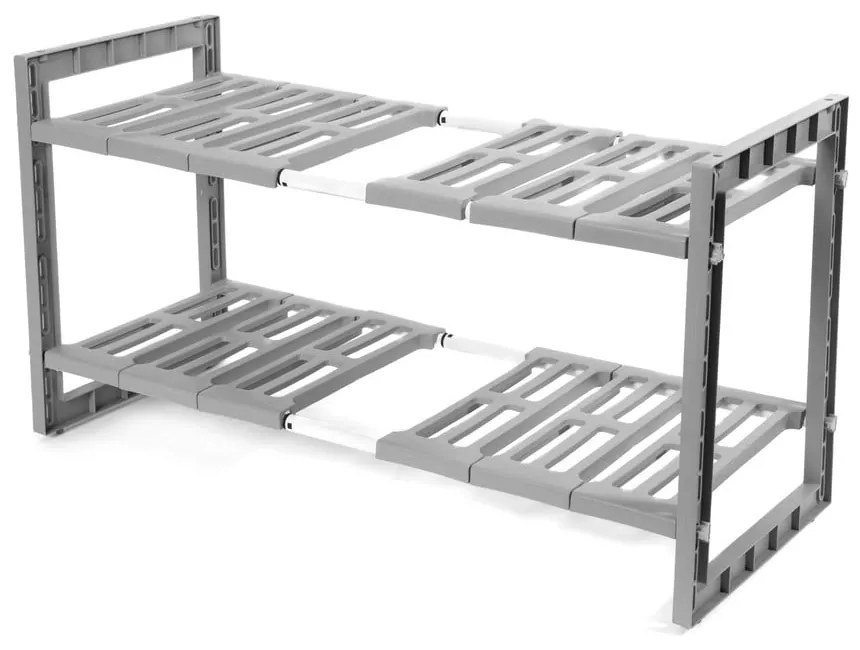 Police do skrinky pod drez s nastaviteľnou šírkou Compactor Expandable Shelf