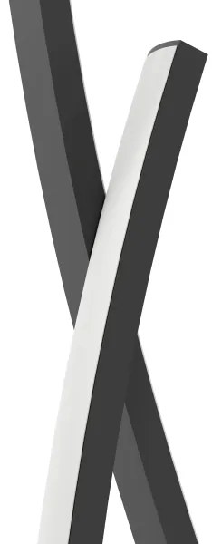 Eglo 901209 - LED Stojacia lampa GRISOLIA LED/20W/230V 4000K čierna