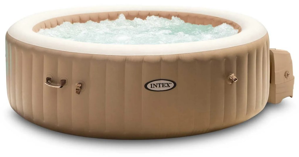 Hydromasážna jacuzzi pre 4 osoby, nafukovacia, 196x71 cm, prémiové príslušenstvo INTEX