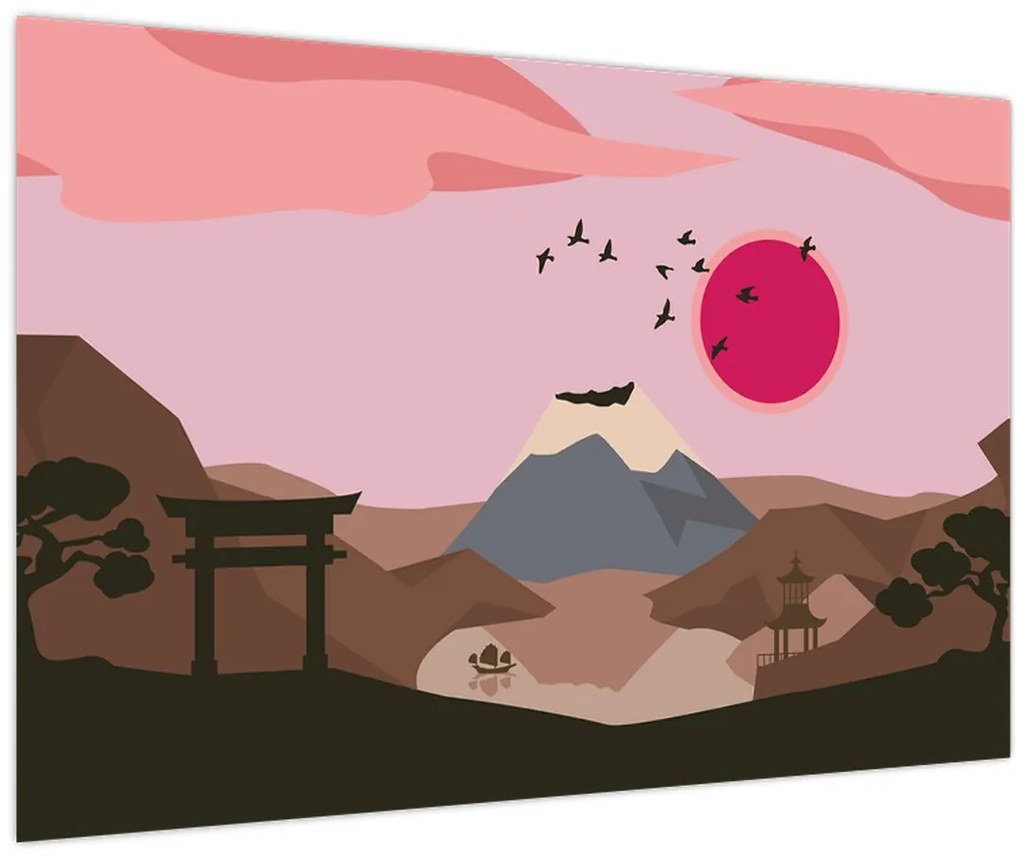 Obraz - Japonsko N⁰2 (90x60 cm)