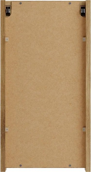 Závěsný horní koupelnový regál UNI 83-30-57 dub coast evoke