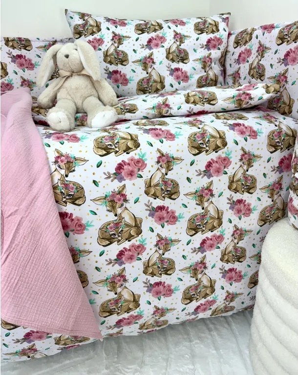 INTERMEDIC SK Posteľná obliečka do postieľky Srnka 90x130/45x65 cm