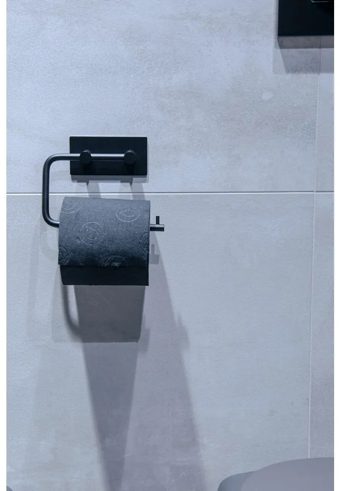 Držiak na toaletný papier čierny AWD