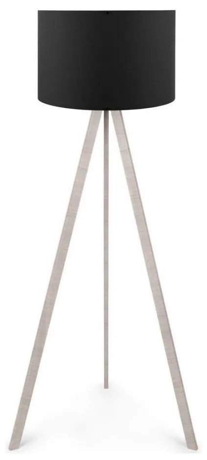 Stojacia lampa AYD 1xE27/60W/230V čierna/béžová