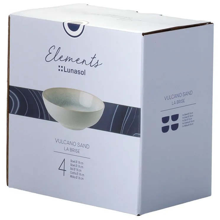 Set misiek 4 ks - Elements Vulcano Sand la brise - 492761