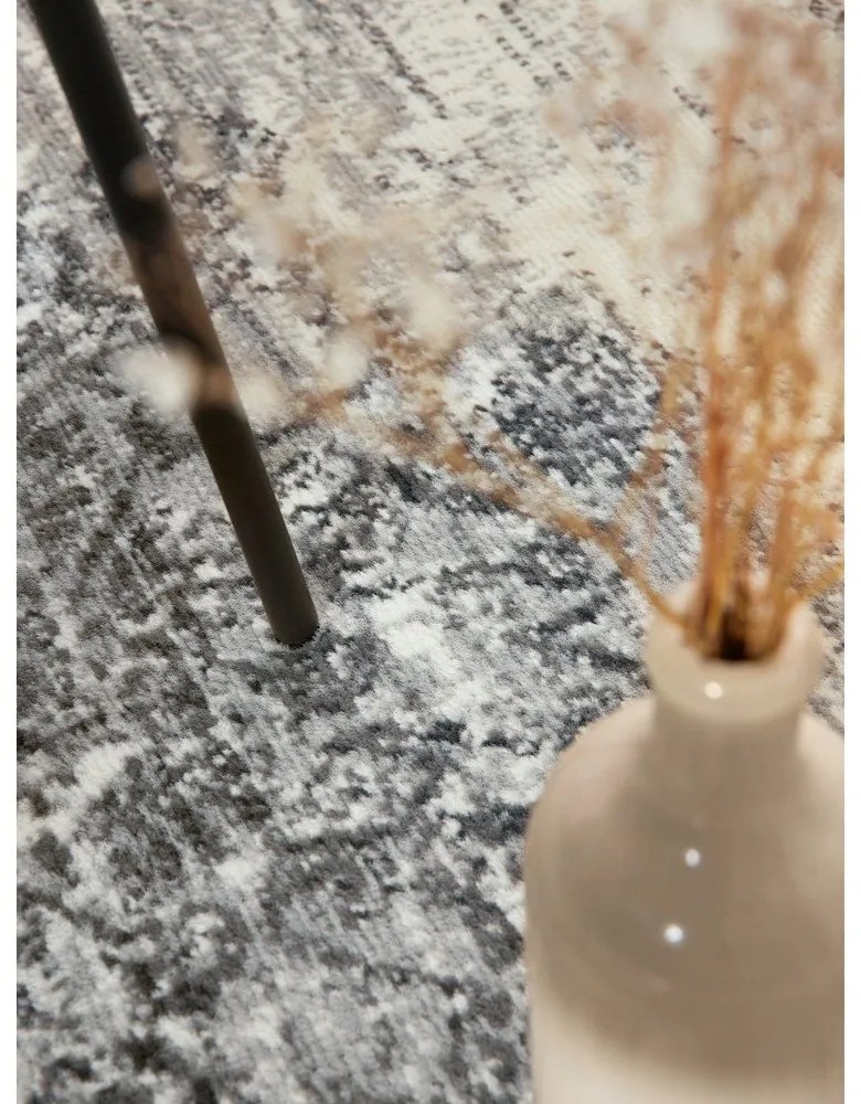 Sivo-krémový okrúhly koberec ø 120 cm Gloria Lydia – Hanse Home