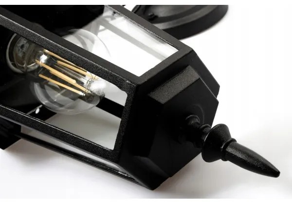 Vonkajší luster 1xE27/20W/230V IP43 čierna