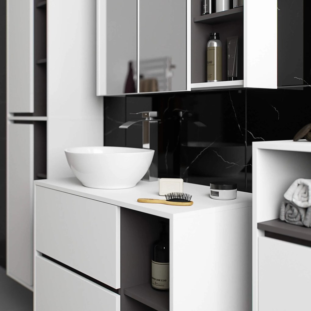 Závěsná koupelnová skříňka VAMI 50 cm - výber z 3 prevedení