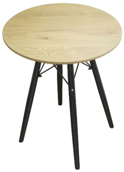 TRENDIE Jedálenský stôl EDDIE 60 cm dub