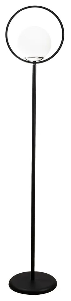 Stojacia lampa Lik V 155 cm čierna