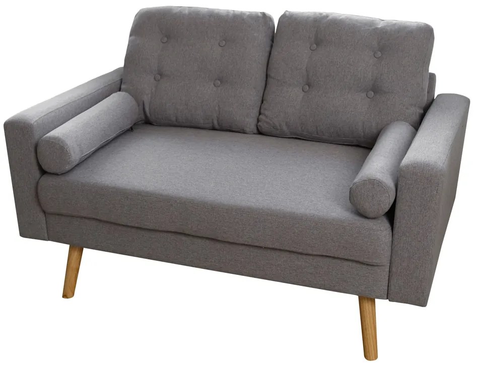 Sivá 2miestna pohovka MANDI VELVET