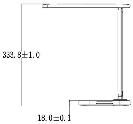 LED Stmievateľná dotyková stolná lampa s USB konektorom KIARA LED/7W/230V čierna