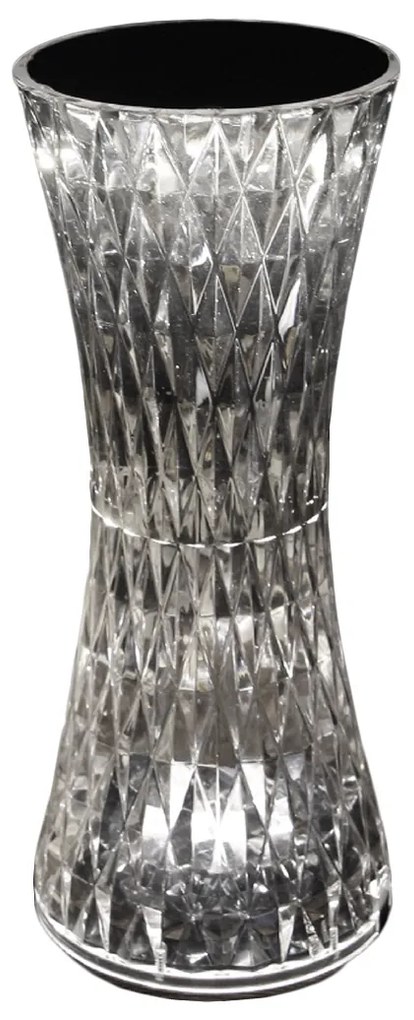 EUlight Stolná lampa Tower, 1x transparentné PVC tienidlo, RGB