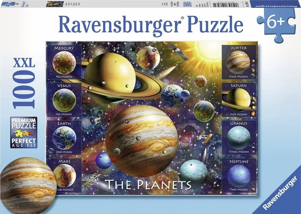 RAVENSBURGER Puzzle Planéty XXL 100 dielikov