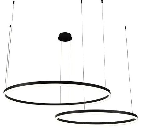 LED Stmievateľný luster na lanku LED/100W/230V 3000-6500K + diaľkové ovládanie