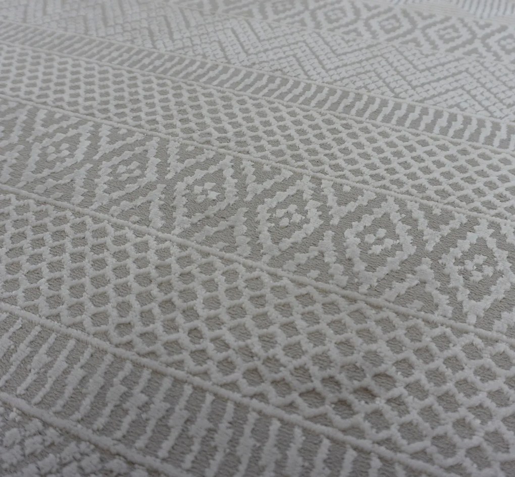 Koberec Zurich 1901 béžový so vzorom – obdĺžnikový polyester Rozmer: 120x170 cm