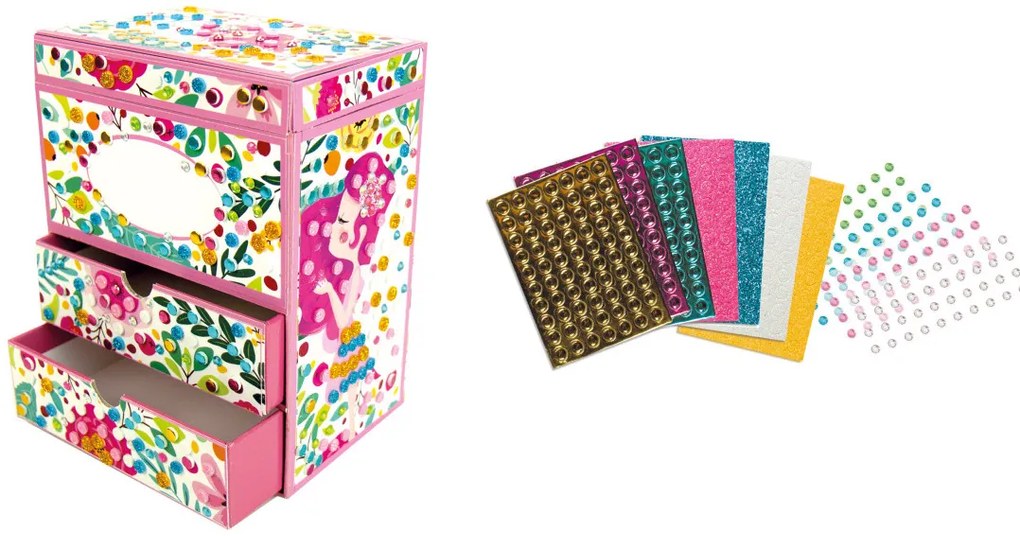 Stick & Fun mozaika - 3D šperkovnica