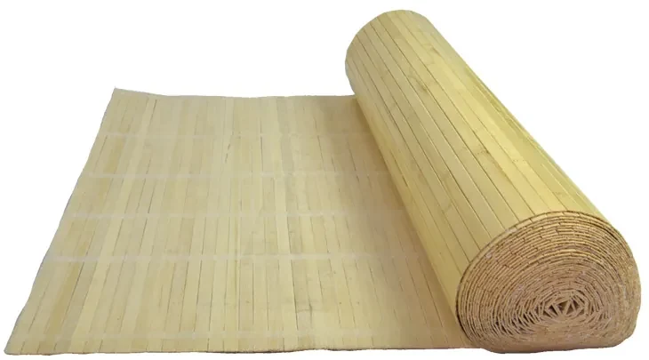 Prírodná bambusová rohož za posteľ - metráž Šírka rohože: 90 cm, Dĺžka rohože: 1200 cm