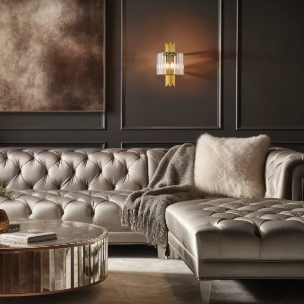 Nástenné svietidlo MARGOT 2xE14/40W/230V zlaté