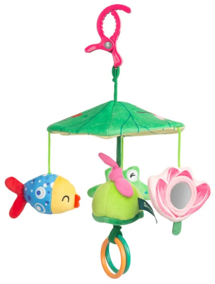 Kontrastný kolotoč nielen do kočíka Colorful - Žabka