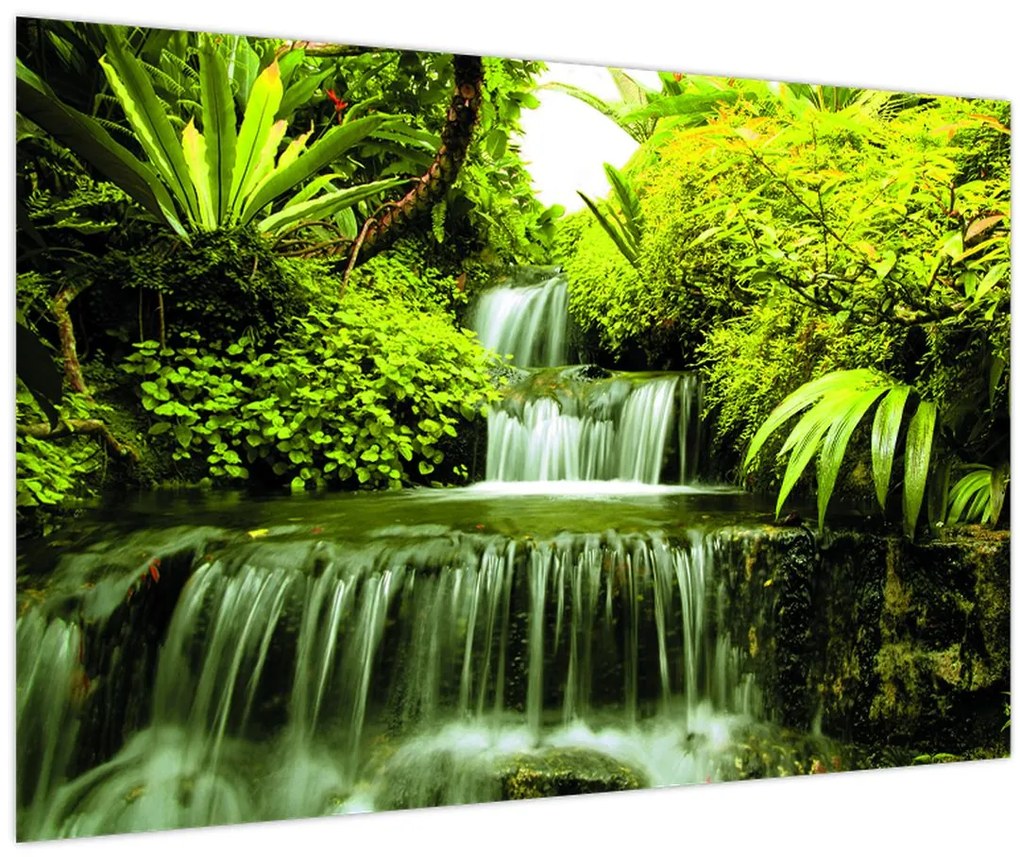Obraz - Indonézske vodopády (90x60 cm)